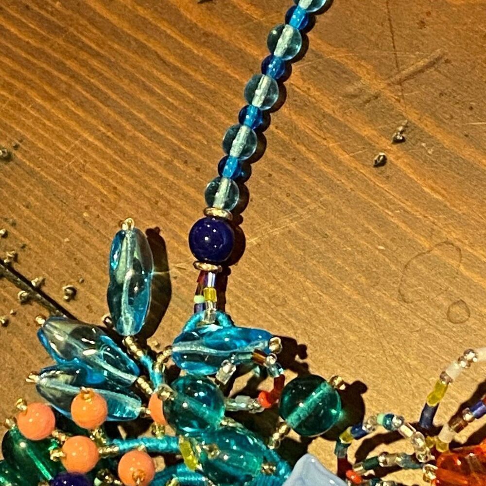 Garden Masterpiece Murano Glass Bib Necklace Valentina & Alessandra - Picture 8 of 8